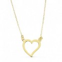 Gargantilla Au 18k corazon 13X13
