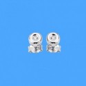 Pendientes oro 18ktes.  brill. 0.04 Ktes.