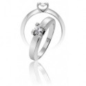 Solitario diamantes pedida  de 0.10 cts a 0.50 cts oro blanco 18 k