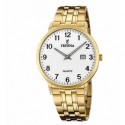 Reloj Festina F20513/1cab. chap. esf. blanc.