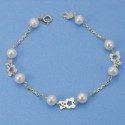Pulsera oro 18 ktes. comunion perla 5-5.5 mm
