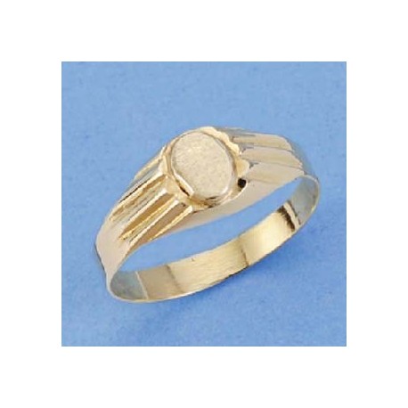 Sello bebe oro 18 ktes. tallado.