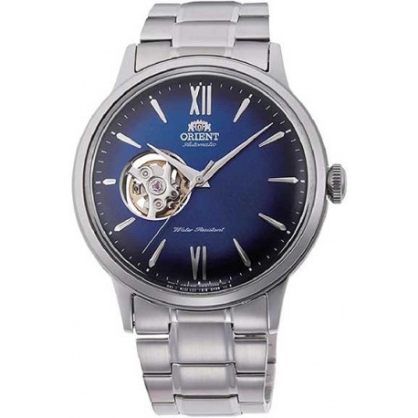 Reloj Orient Automatico 147-RA-AG0028L10B ace. esf. azul