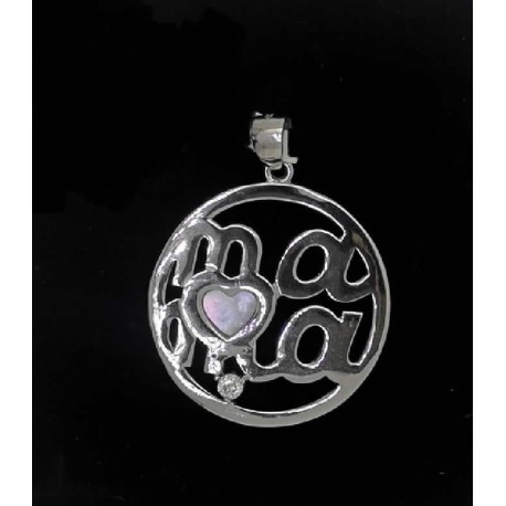 Colgante plata Mana 2,5cms