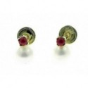 Pendientes oro perla tuyyo tuerca