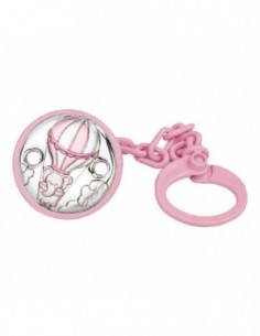 Pinza de chupete laminado rosa E0925-R