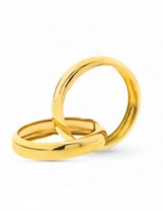 Colgante oro 18 ktes alianzas