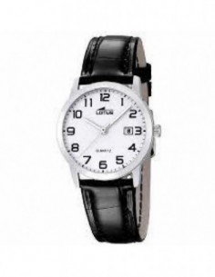 Reloj Lotus sra. 18240/1 ace. cor. esf. blanca