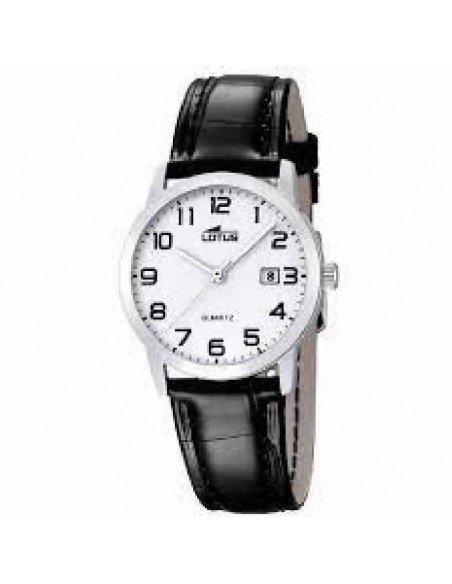 Reloj Lotus sra. 18240/1 ace. cor. esf. blanca