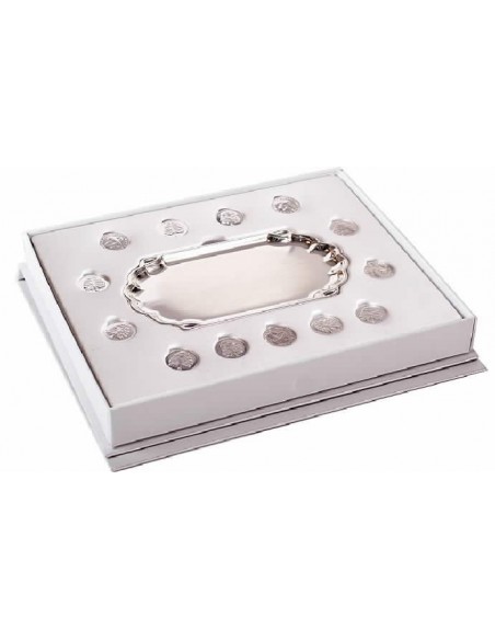 Estuche arras plateadas 04068