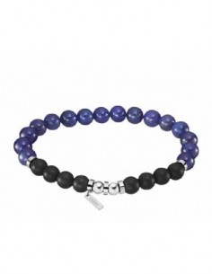 Pulsera Lotus Style cab. LS2190-2/2  azul elastic.