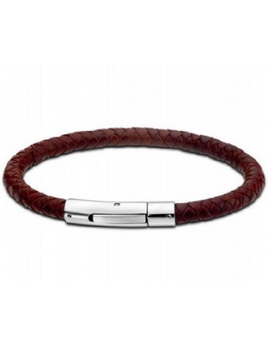 Pulsera Lotus Style cab. LS1119-2/2 acero y cuero