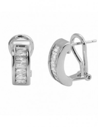 Pendientes Vidal&Vidal R0964B carril circonitas