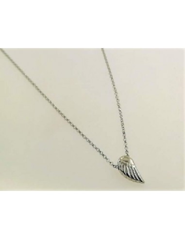 Collar plata de ley forma de Ala