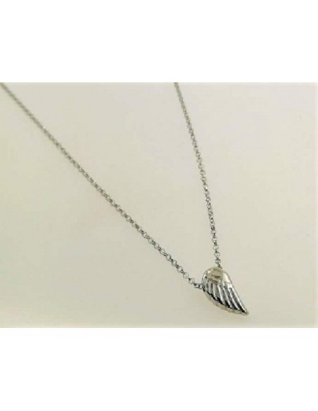 Collar plata de ley forma de Ala