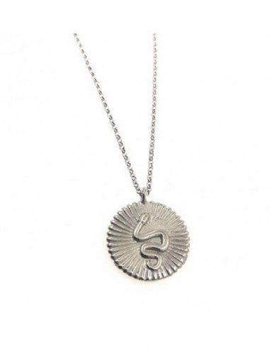 Collar plata Serpiente 028867-1-1