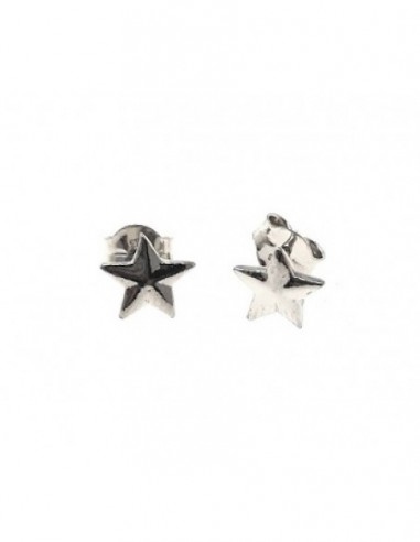 Pendientes plata estrellas 019217-1-1