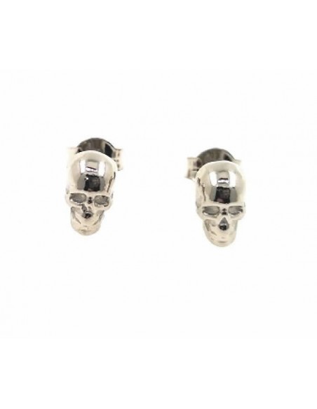 Pendientes plata calavera 018861-1-1