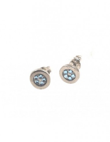 Pendientes plata piedra azul 018845-1-1-39