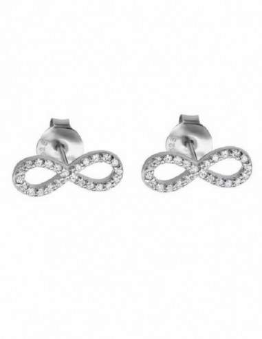 Pendientes Lotus Silver LP1253-4/1 infinitos circ.