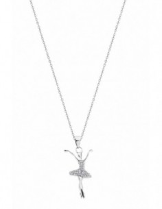 Collar Lotus Silver LP1684-1/1 sra. bailarina circ.