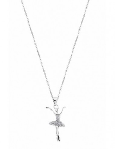 Collar Lotus Silver LP1684-1/1 sra. bailarina circ.