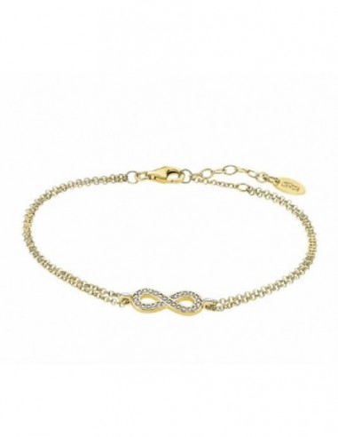 Pulsera Lotus Silver sra. LP1859-2/3 infinito dorado