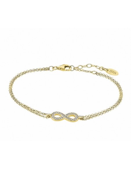 Pulsera Lotus Silver sra. LP1859-2/3 infinito dorado