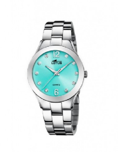Reloj Lotus sra. 18884/4 acer. esf. turquesa
