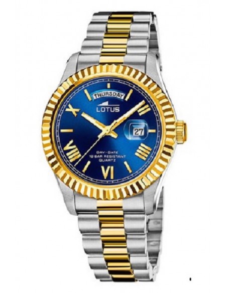 Reloj Lotus cab. 18855/2 acer. esf. azul
