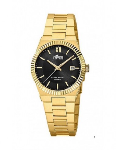 Reloj Lotus sra. 18840/3 acer. esf. negra