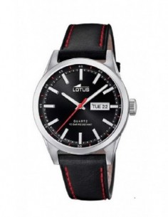 Reloj Lotus cab. 18671/4 crono. acer. esf. negra