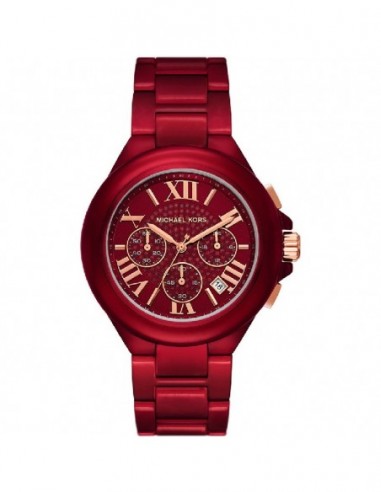 Reloj Michael Kors MK7304 acer. crono. rojo