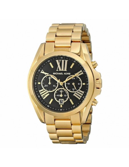 Reloj Michael Kors MK5739 acer. dorado cronografo
