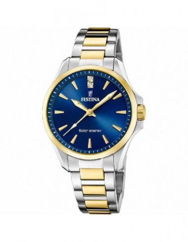 Reloj Festina sra. F20655/4 acer. solar bic.