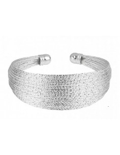 Pulsera Vidal&Vidal X24955A rigida hilos plateada