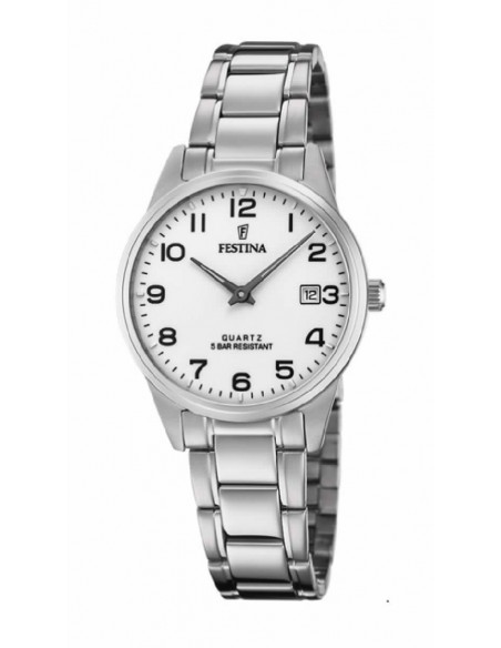 Reloj Festina sra. F20509/1 acer. esf. blanc.