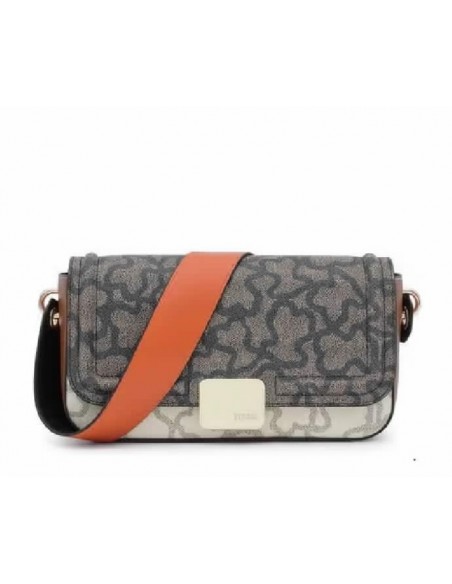 Bandolera Tous 2002017602 M Kaos Icon Beige-Negro