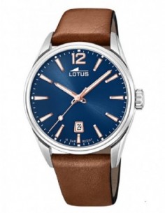 Reloj Lotus cab. 18693/2 acer. corr. esf. azul