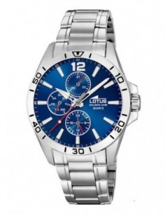 Reloj Lotus cab. 18812/1 acer. multif. esf azul