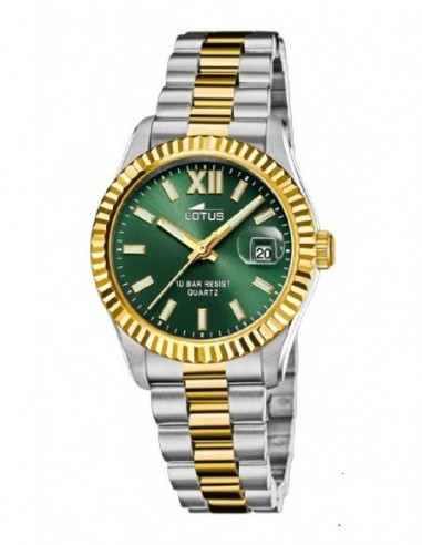 Reloj Lotus sra. 18931/3 acer. bic. esf. verde