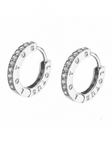 Pendientes Lotus Silver LP1887-4/1 aros circ.