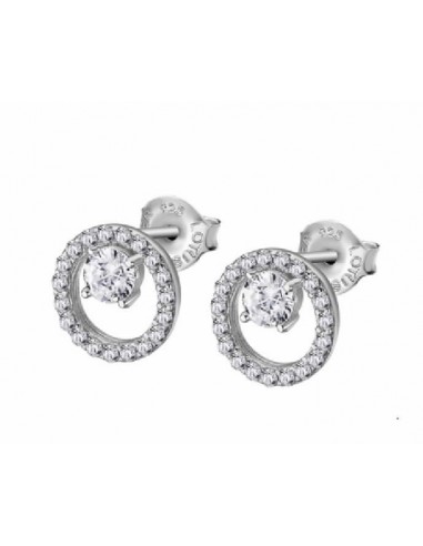 Pendientes Lotus Silver LP3080-4/1 sra. redondo circ.