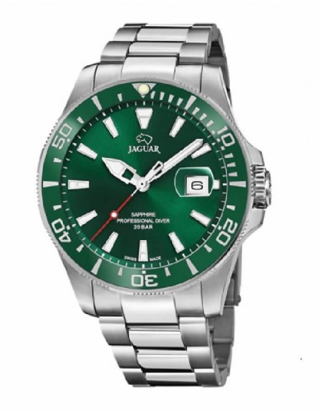 Reloj Jaguar J860/B sr. ace. esf. verde