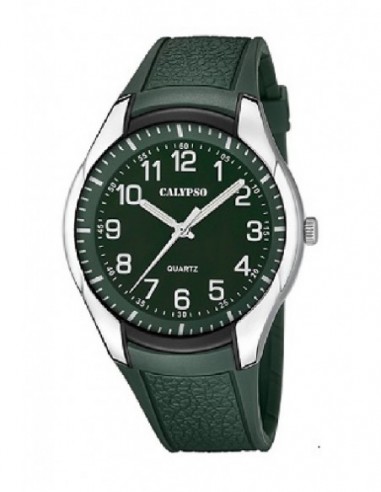 Reloj Calypso K5843/3 sr. corr. esf. verde