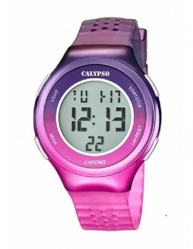 Reloj Calypso K5841/6 dig. cor. esf. lios/rosa