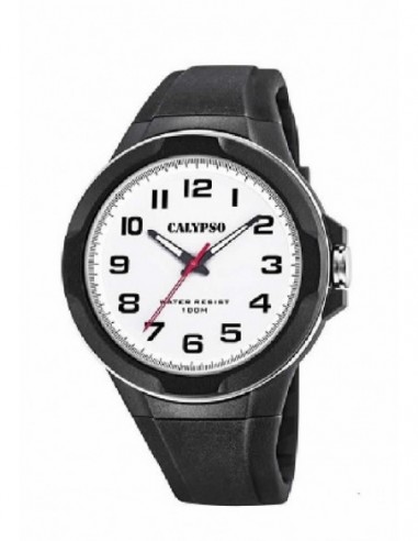Reloj Calypso K5781/1 corr. esf. blanc/neg