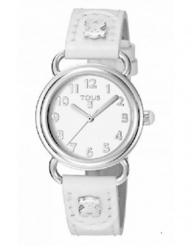 Reloj Tous 500350175 Baby Bear esf. blanc. corr. blanca