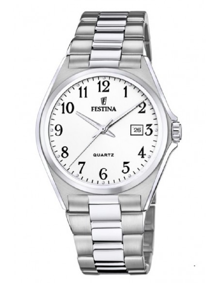 Reloj Festina F20552/1 sr. acer. esf. blanca