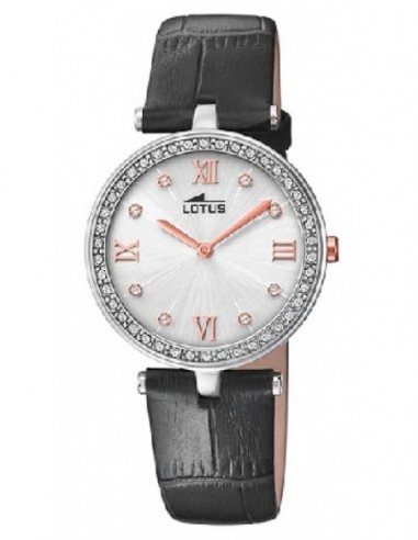 Reloj Lotus 18462/6 sra. acer. circ. cor. esf. plata